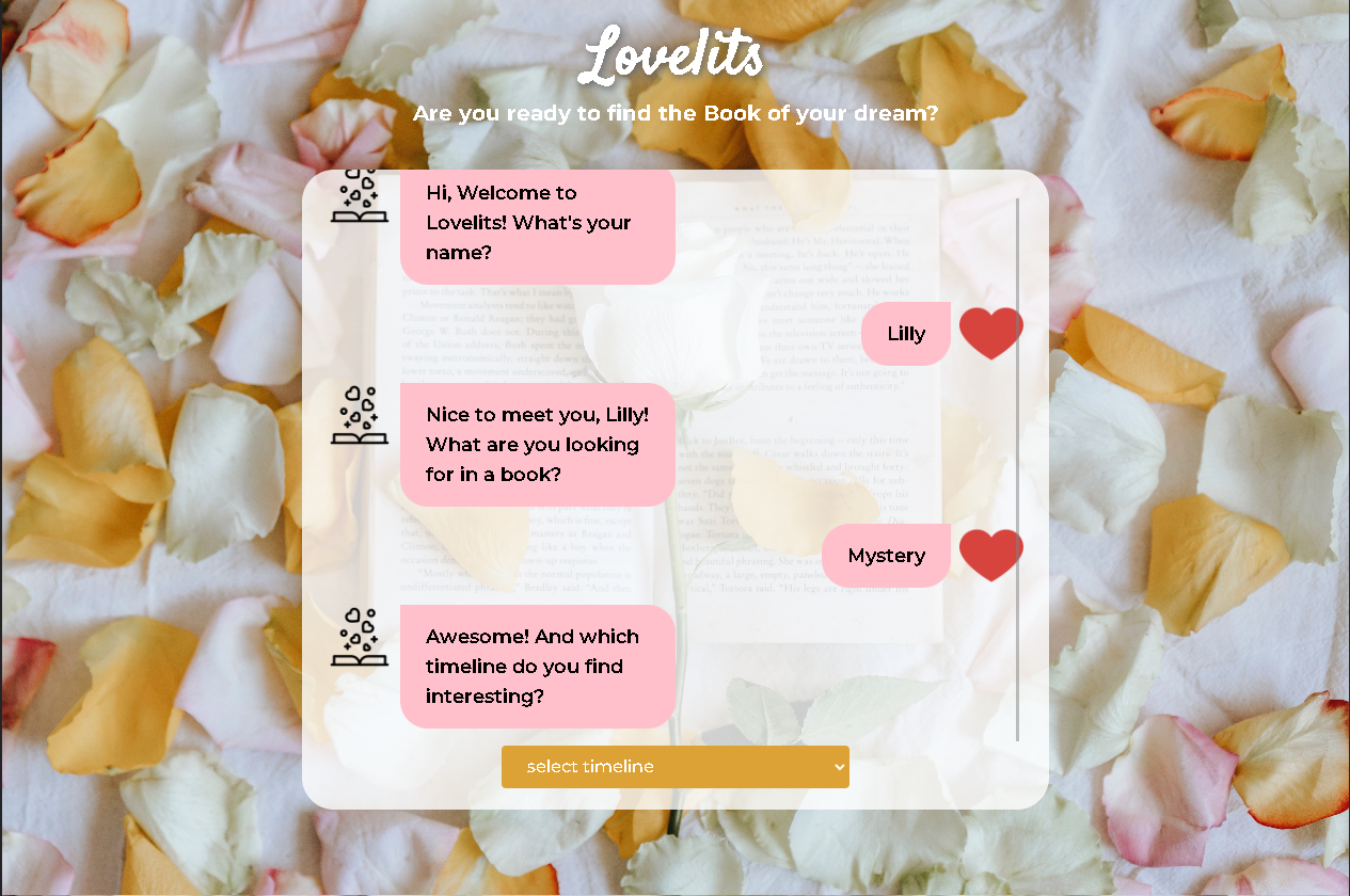 project chatbot screenshot